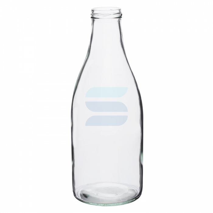 бутылка стеклянная твист-офф 43 1л «молоко»